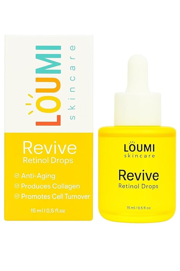 LOUMI Skincare Rested and Revived Bundle | Nighttime Retinol Serum & Hydrating Eye Cream Duo | Smooth Texture & Refresh Tired Looking Eyes | HPR Retinoid, Rice, Soy & Rosehip | Vegan, Cruelty-Free