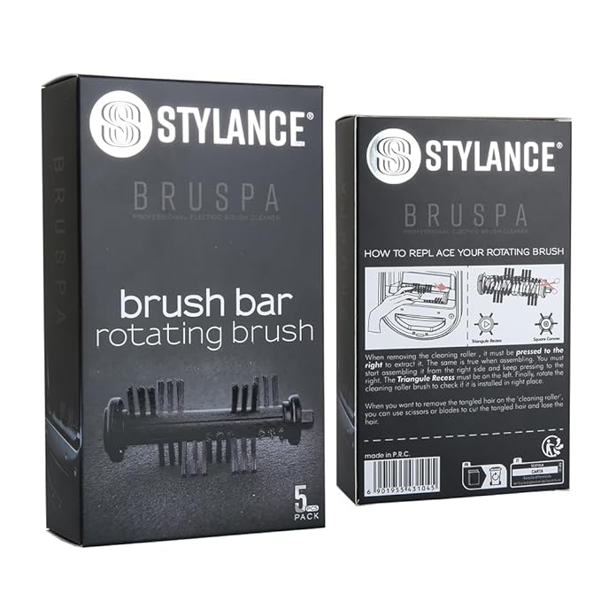 Automatic Salon Hair Brush Cleaning Comb Tool, Hair Brush Bar & Rotating brush, Electric Hair Round Brush Cleaner Machine Portable Professional Cleans Brushes