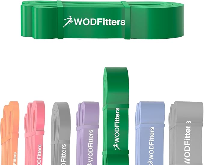 WODFitters Pro Series Pull-Up Assistance Bands – Premium Resistance Loop Bands for Assisted Pull Ups, Muscle Ups, Strength Training & Mobility – Durable Bands for Functional Fitness