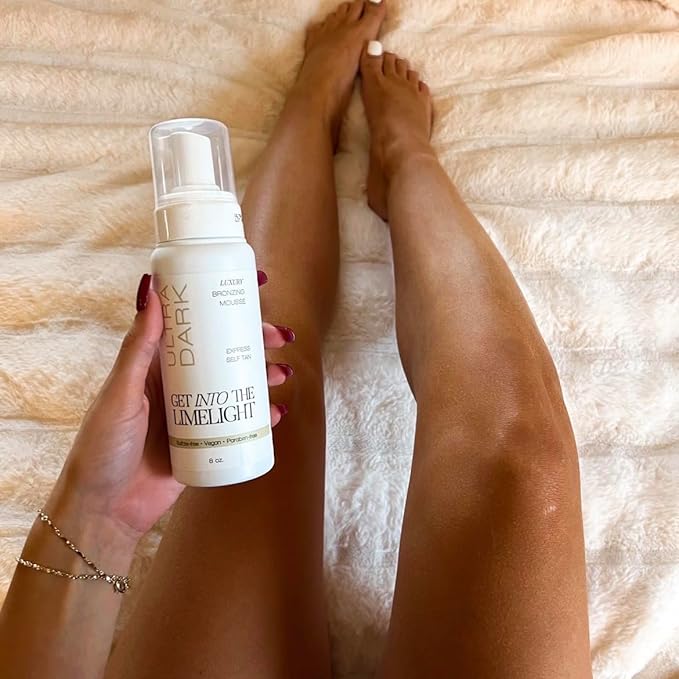 Get Into The Limelight Original Self Tanning Mousse, Ultra Dark Sunless Tanner, Develops 8+ Hours, 8 oz.