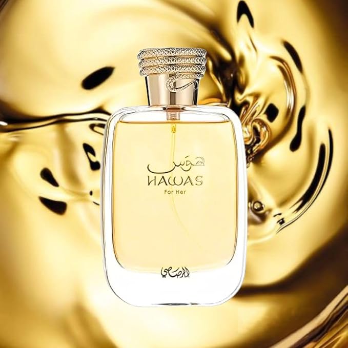 RASASI Hawas For Him & Hawas For Her EDP Sprays 100ML (3.4 OZ) Long Lasting, Exquisite Scent, Luxurious Fragrances. (Luxurious Bundle)
