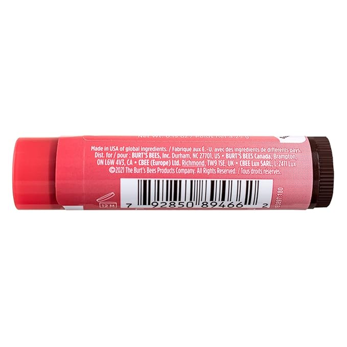 Burt's Bees Tinted Lip Balm, Rose, 0.15 Ounce (Pack of 4)