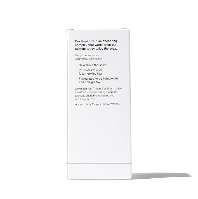 SeroVital Advanced Hair Thickening Serum – Maintain Natural Hair Color – Scalp Support – Multi Peptide Plant-Based Formula - Lightweight and Non-Greasy