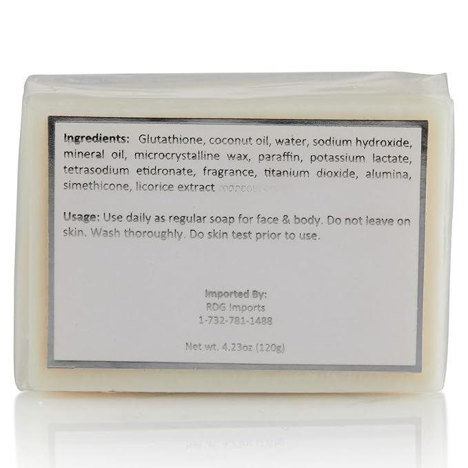 Relumins Original Glutathione Exfoliating Soap - Deep-Cleansing Face & Body Bar with Antioxidants for Clearer, Radiant, and Clean Skin – For Normal to Oily Skin - 120g x 3 Bars