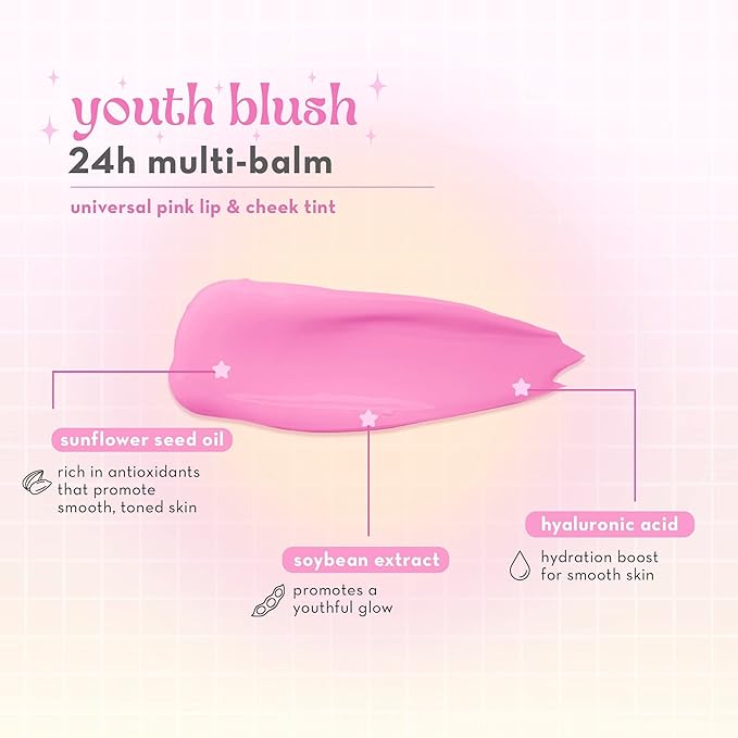 The Crème Shop YOUTH BLUSH 2-In-1 Multi-Balm