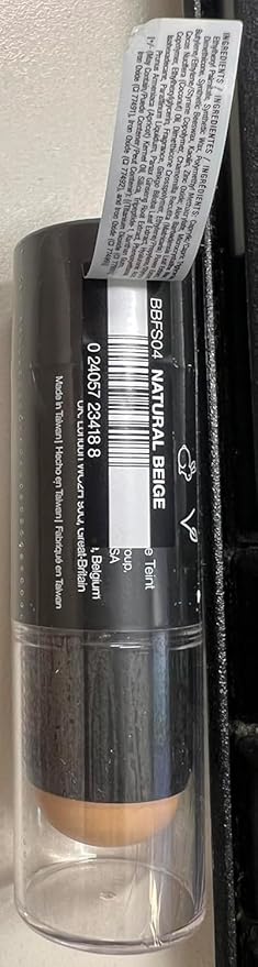 Palladio BUILD & BLEND Foundation Stick, Medium Coverage Buildable Contour Stick for Face, Ultra Blendable Creamy Formula for a Natural Shine Free Finish, Natural Beige