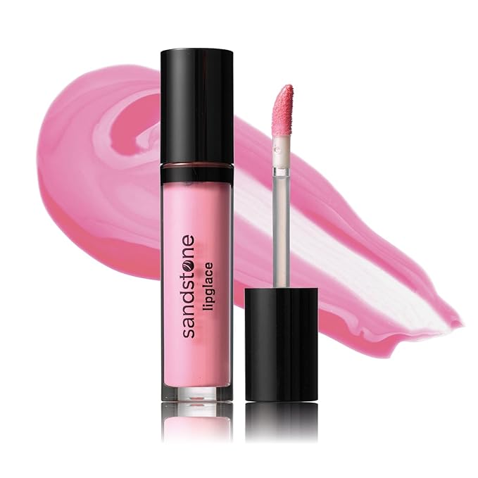 Lipglace - Pinky Promise - Hypoallergenic Vegan Lip Gloss - Fragrance Free & Allergy Certified Non-Sticky & Moisturizing Lipgloss Pink - Anti-Aging Hydrating Lipgloss