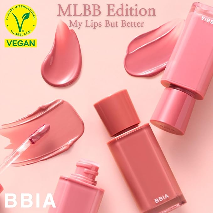 BBIA Glow Lip Tint β Lip Plumping, Volumizing Glossy & Glowy Lip Stain Naturally Moisturizing Comfortable Texture Lightweight Long-Lasting Vivid Color Non-Sticky Non-Dry Korean (14 DAILY, Pack of 1)