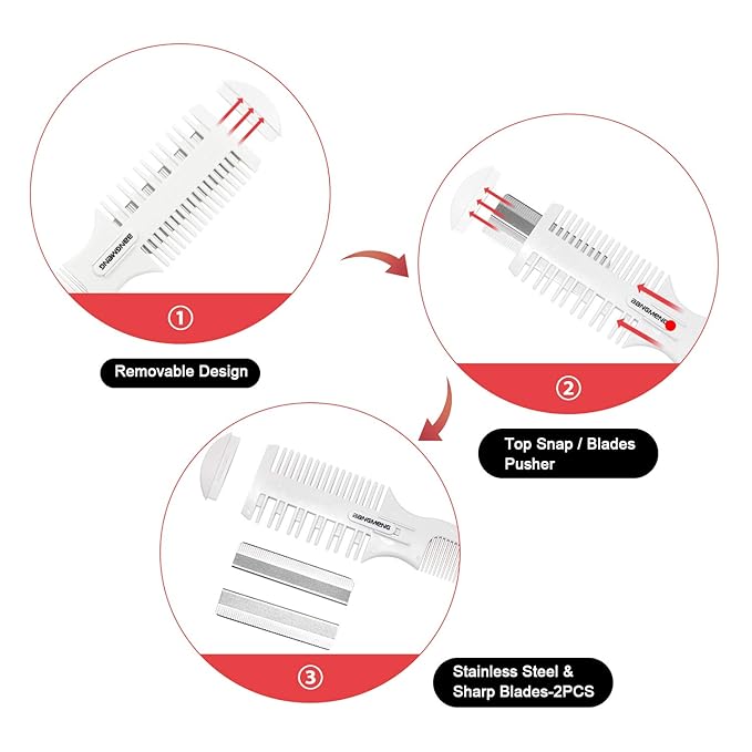 Hair Trimmer With Split Ends