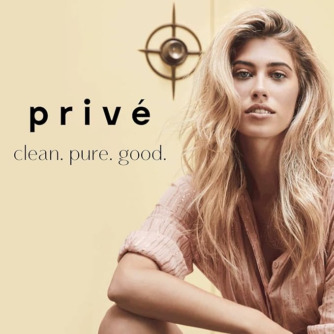 Privé Smoothing Solution Hair Gel - Silicone-Free, Frizz Control Hair Care Products - Anti Frizz Styling Gel & Blow Out Shine Enhancer - Leaves Strands Sleek, Soft & Manageable Without Residue (3 oz)