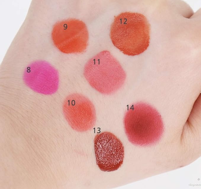 Long Lasting Lip Stain for Lips and Cheek Tint | High Pigment Color | lightweight Matte Finish | Weightless | Full Coverage | Twist Velvet Tint #9 (No.9)