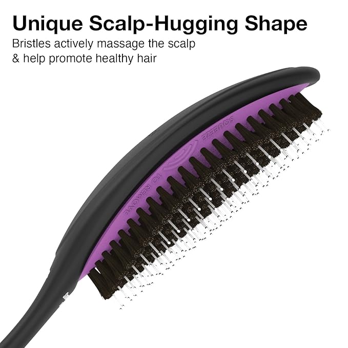 Olivia Garden Recycled Plastic Styler (Smooth & Shine) - Black