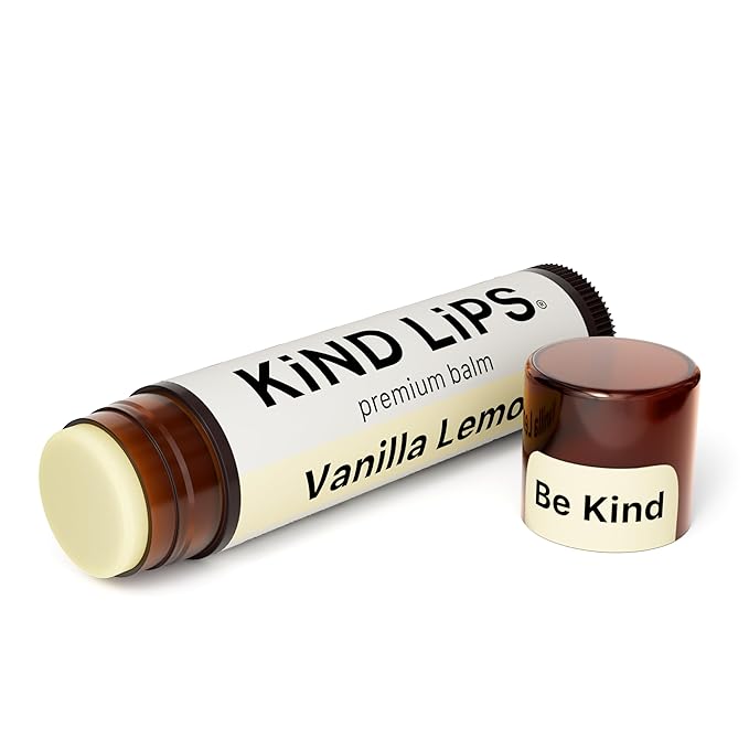Kind Lips Organic Holiday Variety Lip Balm 4-Pack Natural Moisturizing Lip Care Holiday Gift Set