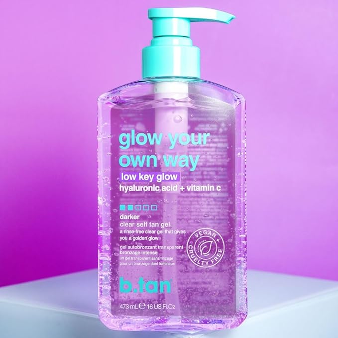 b.tan Dark Clear Self Tan Gel Tanning
