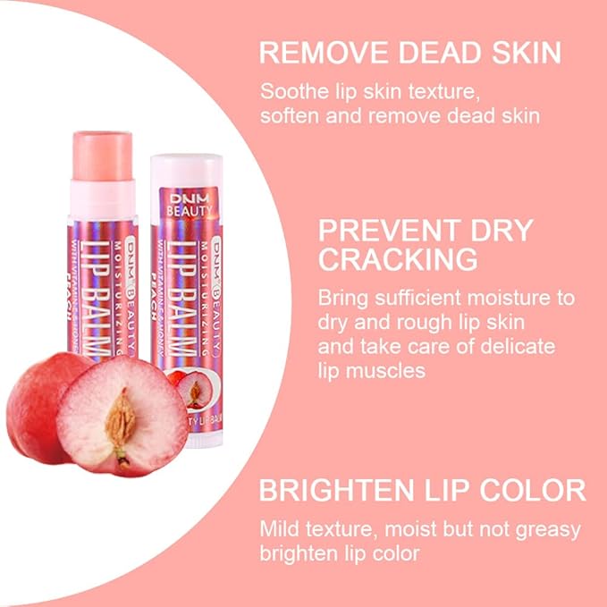 evpct 6Pcs Classic Fruit Flavour Flavored Moisturizing