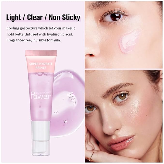 AKARY Gel-Based & Hydrating Face Primer For Smoothing 02 Pink