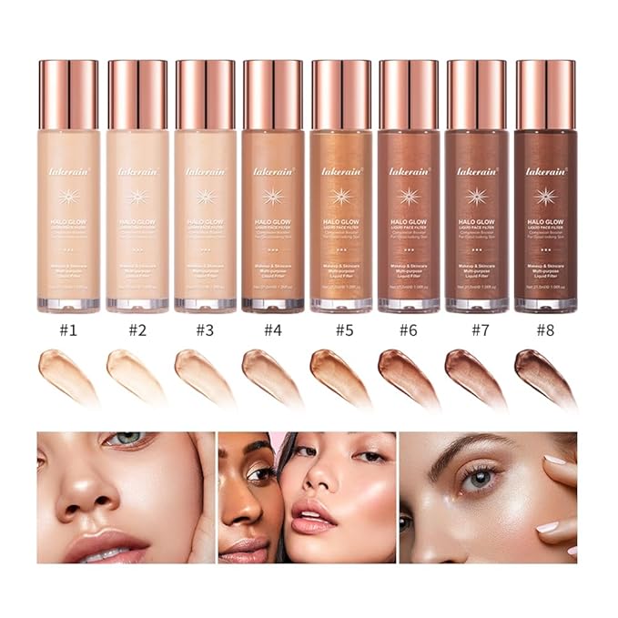 Halo Glow Liquid Face Filter, Complexion Booster For 1.06 OZ