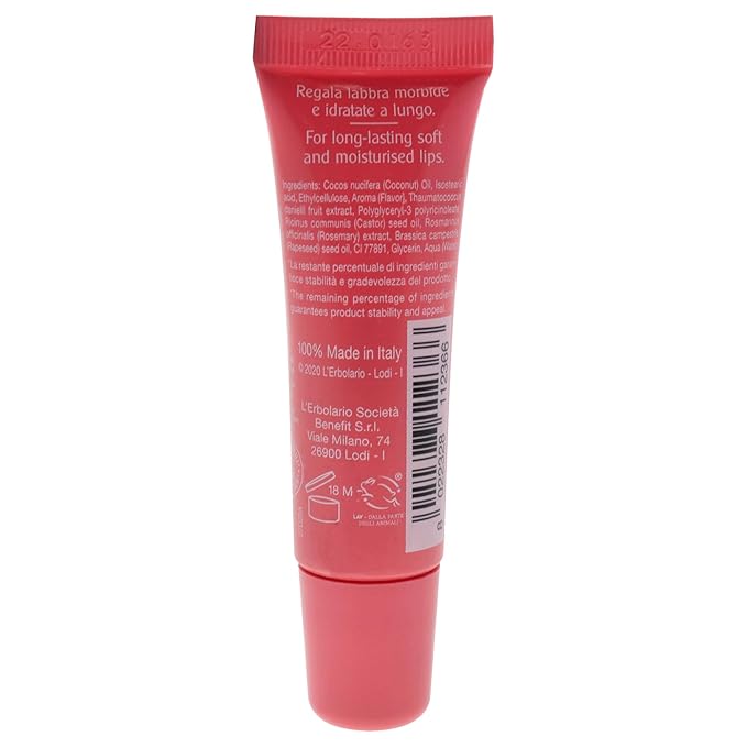 LErbolario Dreamy Lip Balm, Coconut, 0.3 Cruelty-Free
