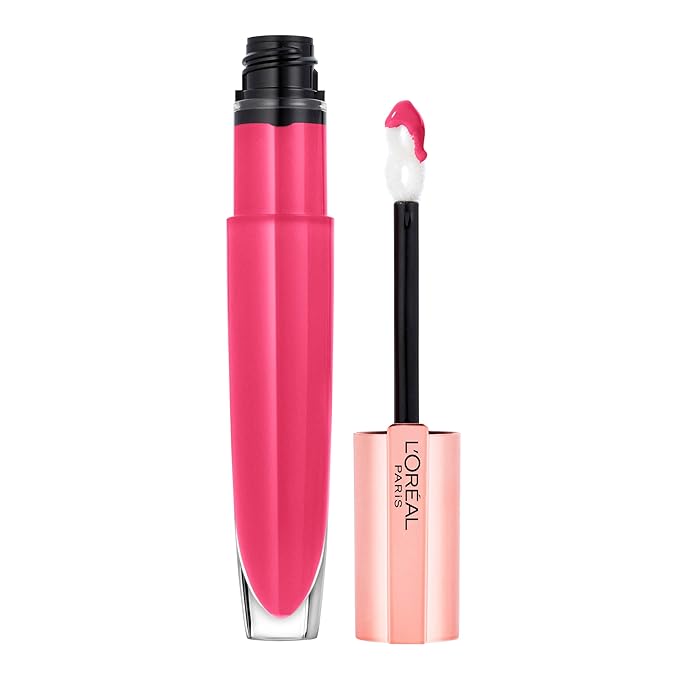 L'Oreal Paris Glow Paradise Hydrating Tinted Lip Balm-in-Gloss with Pomegranate Extract & Hyaluronic Acid, Ultra-Gentle, Non-Sticky Formula, Sublime Magenta, 0.23 fl oz