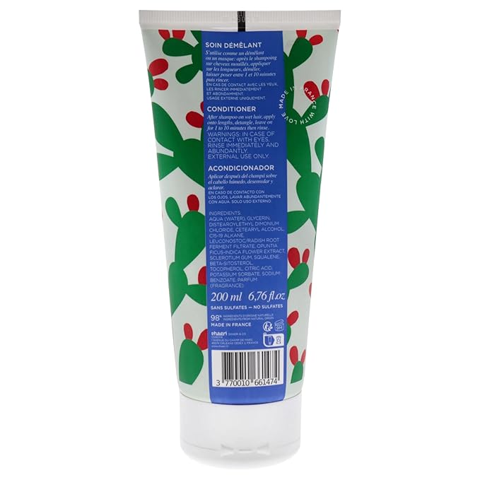 Conditioner - Natural Hair Conditioner for Women - Enriched with Prickly Pear Extract - Detangles and Hydrates - Sulfate Free - 6.8 oz