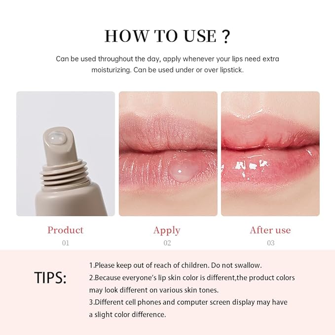 Summer Lip Gloss Lipstick, Containing Natural Oils And Fruit Extracts, Can Soothe And Soften Dry Lips, Keep Moisture For A Long Time, And Is Not Sticky(Cake)