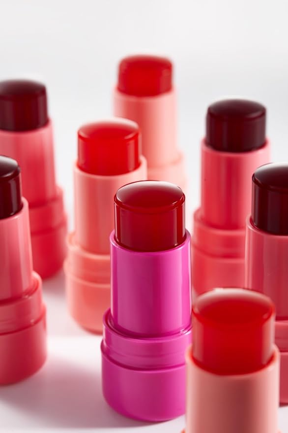 Jelly Squad Lip and Cheek Stain 2 in 1 Tinted Jelly Blush and Lip Stain Long Lasting Lightweight Natural Finish Hangry Watermelon Red, 0.28 FL.OZ/8G,pack of 1