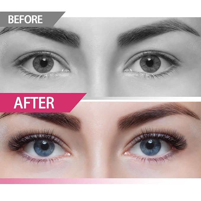 Lash Clusters, DIY Eyelash Extension, Reusable Volume Individual Lashes, Wispy Fluffy Artificial Natural Look for Cluster Lashes, C Curl Lashes Pack (Volume-10mm)