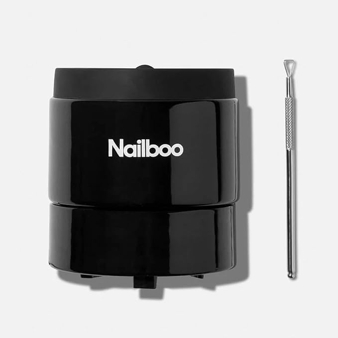 Nailboo Acetone Nail Polish Remover & Heated Soak Off Bowl Kit – Pure Acetone 16fl oz & Electric Nail Removal System for Dip Powder, Gel Polish, Acrylic & Press Ons