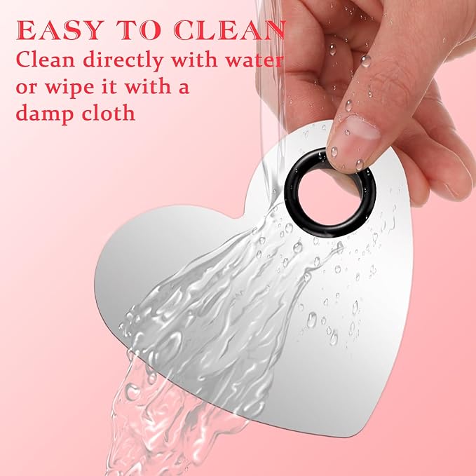 2 Pcs Stainless Makeup Mixing Palette,Tool for Mixing