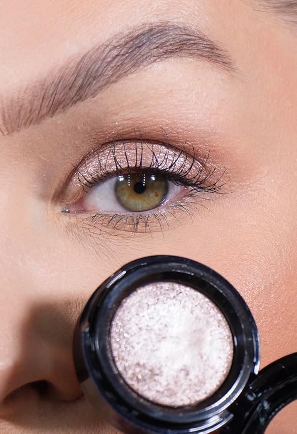 Sandstone Scandinavia Eyeshadow for Sensitive Eyes, Pink Shimmery Eyeshadow with Long Durability, Allergy Certified, Fragrance-Free and Vegan Eye Make-Up, Hypoallergenic Make-Up (579 Sparkling Cava)