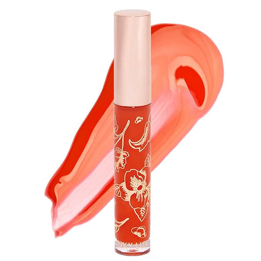 Winky Lux Fruity Gloss pH Lip Stain, Non Sticky Lip Gloss, Tinted Lip Oil, Lip Lacquer, Yummy Fruit Lipgloss, Jojoba Oil for Hydration & Shine, Grapefruit
