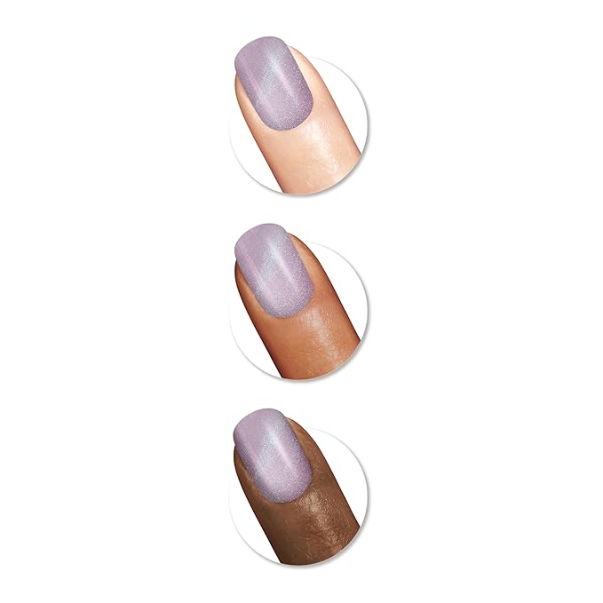 Sally Hansen Miracle Gel, Affairy to Remember, Long Lasting, Gel-Like Formula, No UV Lamp Needed, Semi Opaque, Shimmery Blue Nail Polish