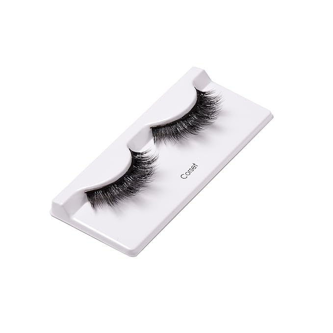 KISS Triple Push-Up, False Eyelashes, 'Corset', 10mm, Includes 1 Pair Of Lash, Easy to Apply, Reusable Lash Clusters