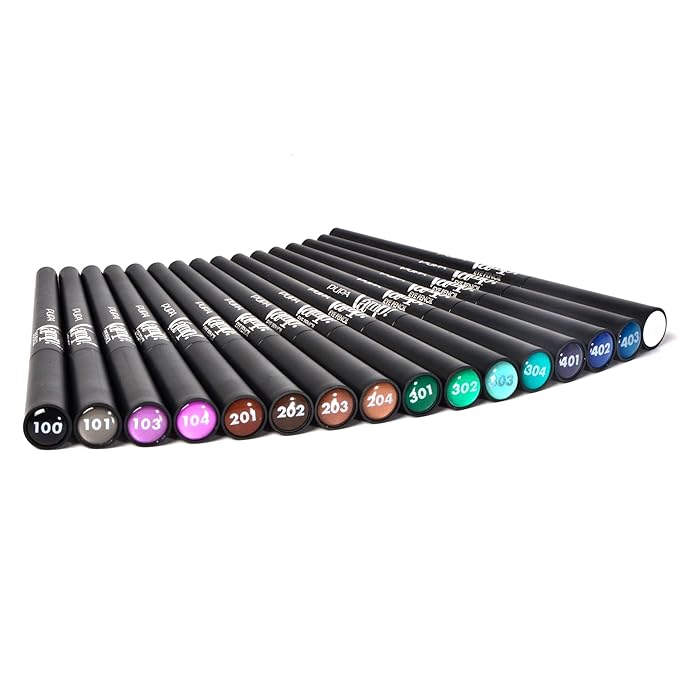 PUPA Milano Vamp! Waterproof Eye Pencil 300 Mysterious Green - Rich, Cream Liner Pencil to Make Eyes Pop - Long Lasting, Smudge, Tear, Sweat, and Waterproof Formula - 0.12 oz