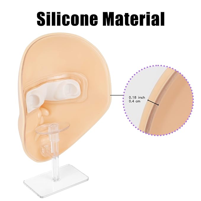 Makeup Practice Mannequin Face, 5d Reusable