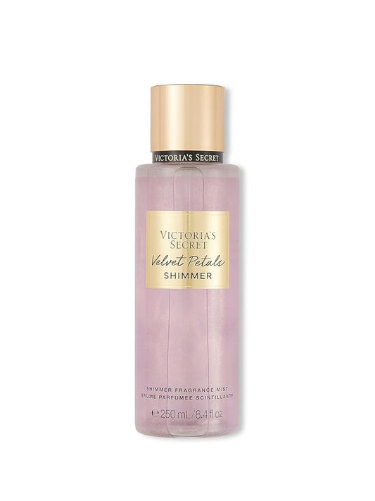 Victoria's Secret Velvet Petals Shimmer Body Mist for Women, Perfume with Notes of Blooms and Almond Glaze, Women's Spray, 250 ml / 8.4 oz