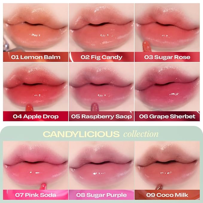 Lip Potion Aqua Glow No.3 Sugar Rose | Hydrating, Non-Sticky Gloss with Sheer Radiance | 0.3 Oz