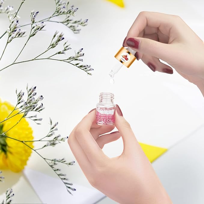 Cuticle Oil, 6Pcs Nail Cuticle