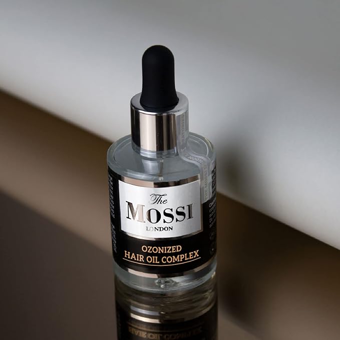 The Mossi London Ozonized Scalp Oil, Hair growth Complex, Hair oil for Dry Scalp, Hair Growth oil For Man, Woman, Scalp Treatment, All Hair Types (1.01 fl Oz. - 30 ml)