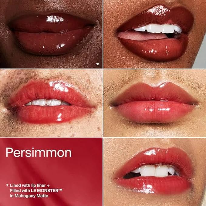 PHD HYBRIDLIP GLAZE - Persimmon (Reddish Brown) & ENTEL Aloe vera Sheet Masque (BONUS)