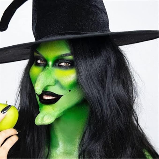 Go Ho Amazon Green Face Body Paint Washable(2.37oz/pc),Water Based Cream Body Paint,Green Accessories,Halloween Costumes Cosplay SFX Fiti Goblin Gamora Beast Boy Makeup