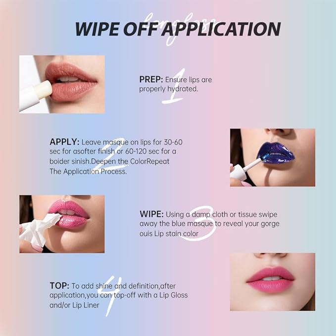 Matte Lip Gloss Peel Off Masque - Peel Off Lip Stain Tattoo,Cranberry Peel Off Lip Tint,Long Lasting Waterproof Transfer-proof Lip Mask Lip Stain Peel Off Lip Gloss,Stay Lip Makeup 08#