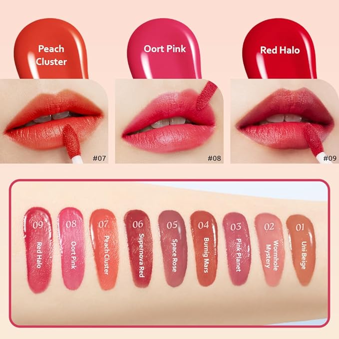 Moonshot KOREA Conscious Fit Mellow Lip Stain Longwear, Weightless, Not Animal Tested,Glow-Boosting, Long-Lasting, Comfortable, Non-Sticky,k-beauty, (Wormhole Mystery, 02)