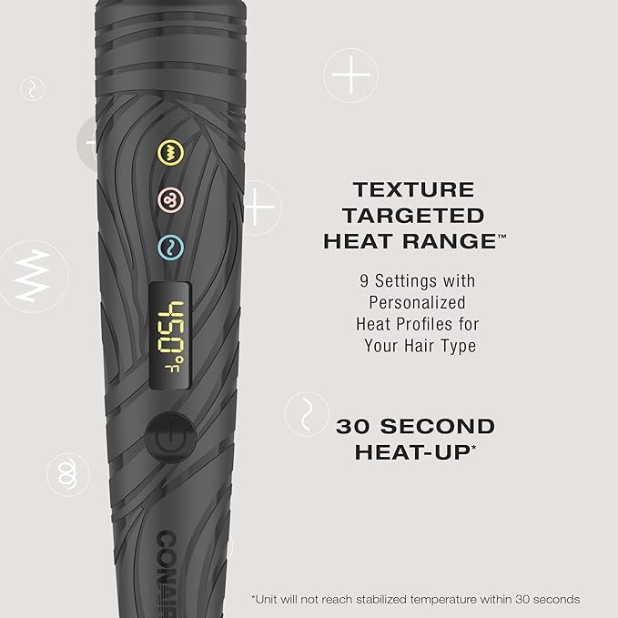 Conair The Curl Collective Ceramic Pressing Hot Comb, Sleek Straight Simple Pressing Comb Design Reaches Close to The Roots for Silky Straightening Root to Tip
