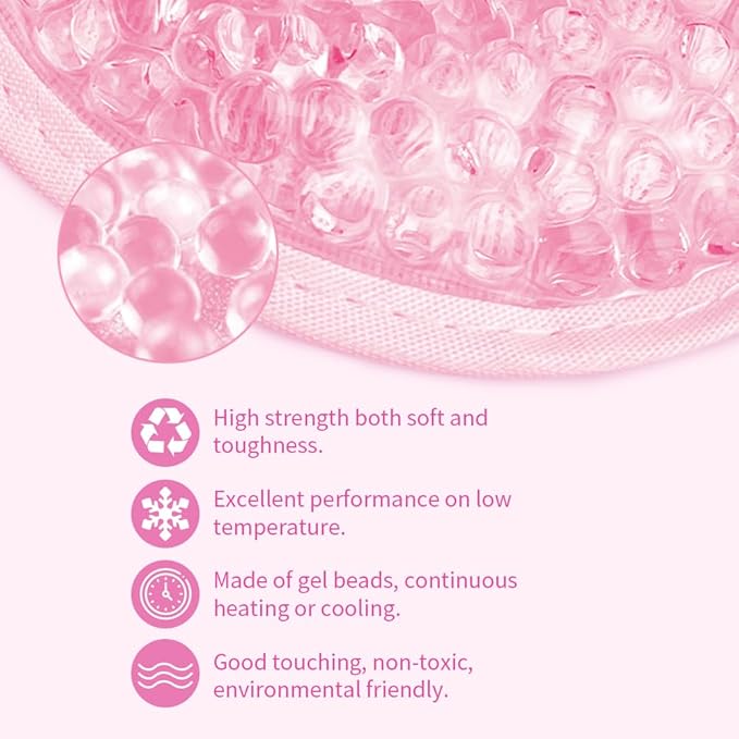 Cooling eye mask, gel eye