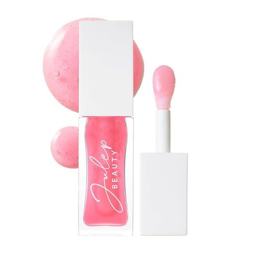 Julep So Plush Lip Oil, Hydrating Lip Treatment, Sheer Color & High-Shine Finish, Infused With Jojoba Oils, Apricot and Avocado, Vegan & Cruelty-free, Hot Pink