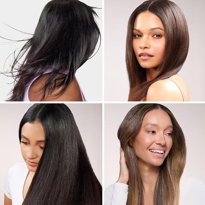 L'ANGE HAIR Smooth-It 2-in-1 Hot Comb Straightener | Digital Straightening Comb with Adjustable Heat Dial | Ionic Technology for Frizz-Free Styling | for All Hair Types (Digital Comb - Blush)