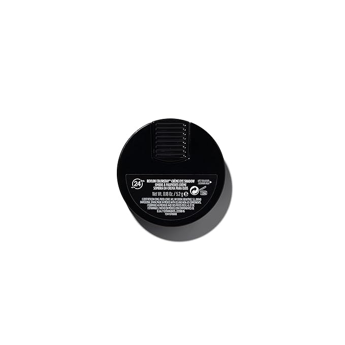 Crème Eyeshadow by Revlon, ColorStay 24 Hour Eye Makeup, Highly Pigmented Cream Formula in Blendable Matte & Shimmer Finishes, 740 Black Currant, 0.16 Oz