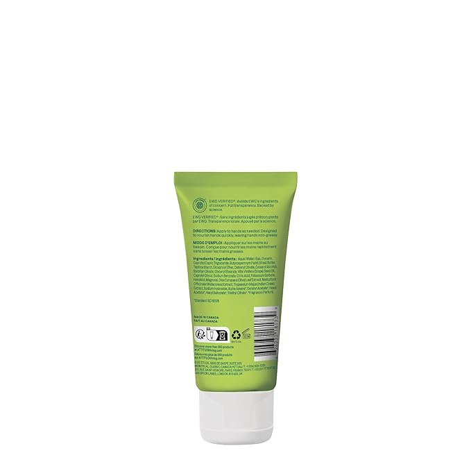 ATTITUDE Hand Cream, EWG Verified, Plant and Mineral-Based, Vegan Personal Care Products, Pear & Amber, 2.5 Fl Oz