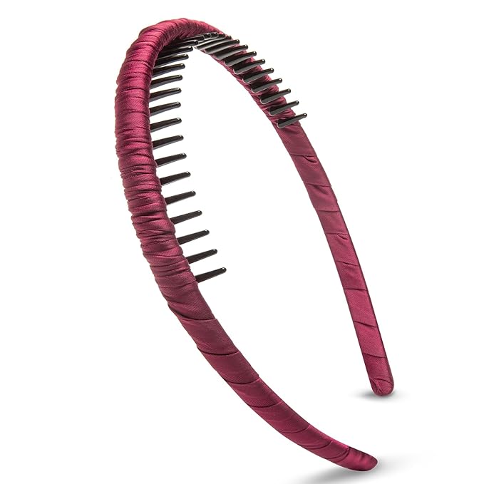 STHUAHE4PC Multicolor Protection Resin Teeth Comb Hair Hoop Hairband Headband Hair Accessories by Beauty hair (Multi-colored-No.9)